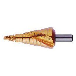 FORUM Stufenbohrer HSS spiralg. TiN 4-12,00mm Produktbild FORUM Stufenbohrer HSS spiralg. TiN 4-12,00mm