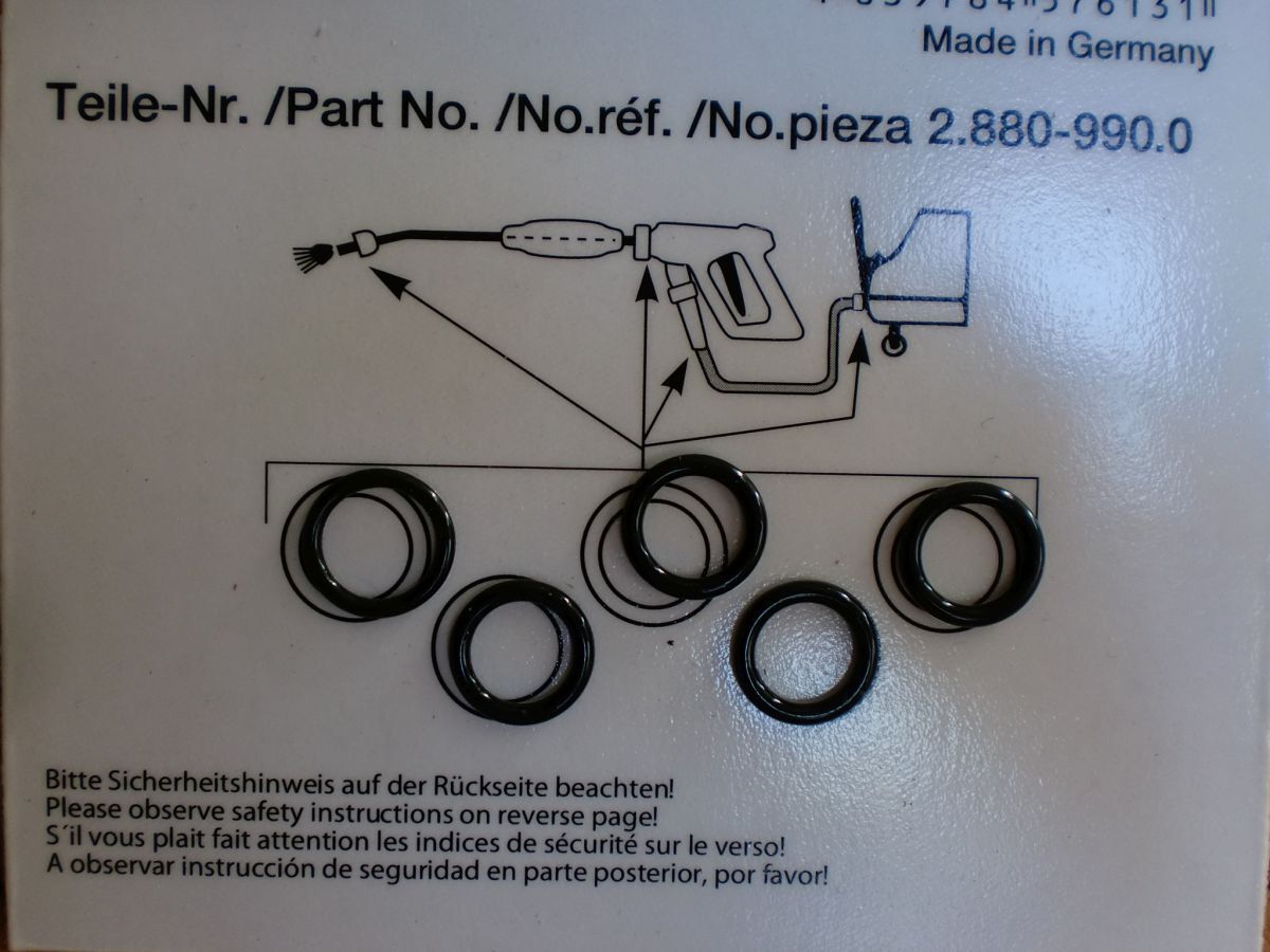 Kärcher Ersatzteilsatz O-Ring-Set Produktbild Kärcher Ersatzteilsatz O-Ring-Set