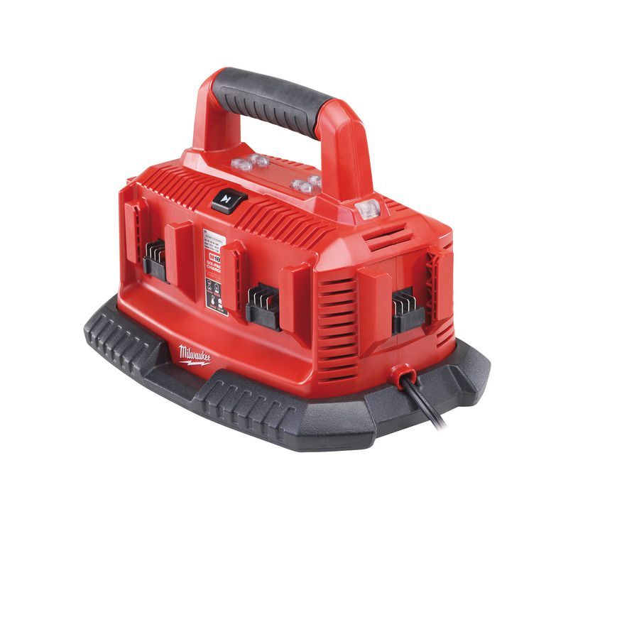 Milwaukee M1418 C6 Multi-Ladegerät für bis zu 6 Akkus M14 M18 Milwaukee M1418 C6 Multi-Ladegerät für bis zu 6 Akkus M14 M18
