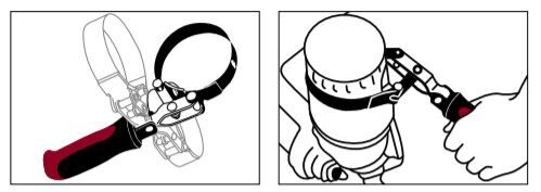 KRAFTWERK Ölfilterband Schlüssel 85-99 mm Produktbild KRAFTWERK Ölfilterband Schlüssel 85-99 mm bild 2