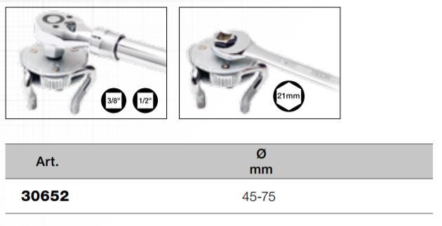 KRAFTWERK Ölfilterspinne 3 armig 45-75 mm Produktbild KRAFTWERK Ölfilterspinne 3 armig 45-75 mm bild 4