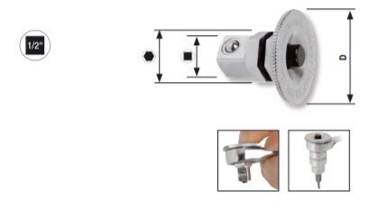 KRAFTWERK Stecknuss und Bit Adapter Satz 1/2"x19mm Produktbild KRAFTWERK Stecknuss und Bit Adapter Satz 1/2"x19mm bild 6