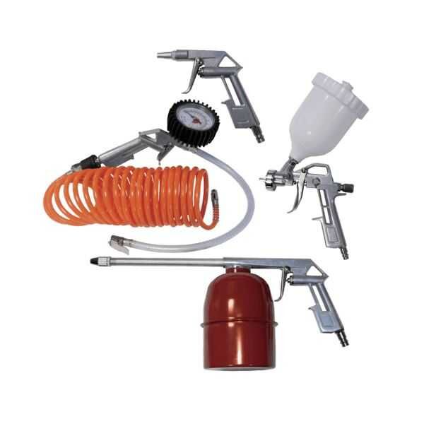 SCHEPPACH Zubehör Set Kompressor mit 5 Teilen Produktbild SCHEPPACH Zubehör Set Kompressor mit 5 Teilen