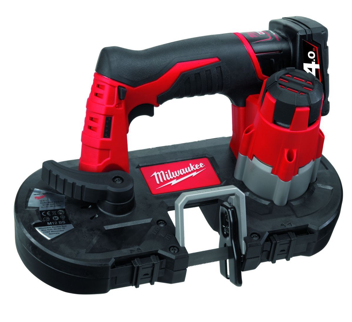 Milwaukee Akku-Kompakt-Bandsäge M12 BS/4.0 Ah Produktbild Milwaukee Akku-Kompakt-Bandsäge M12 BS/4.0 Ah