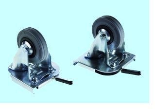 Clip-On Rollen - Set  Zarges Lenkrollen Produktbild Clip-On Rollen - Set  Zarges Lenkrollen