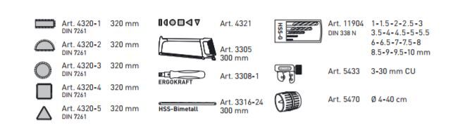 KRAFTWERK Feilen Sägen und Bohrersatz EVA 35 Teile Produktbild KRAFTWERK Feilen Sägen und Bohrersatz EVA 35 Teile bild 2