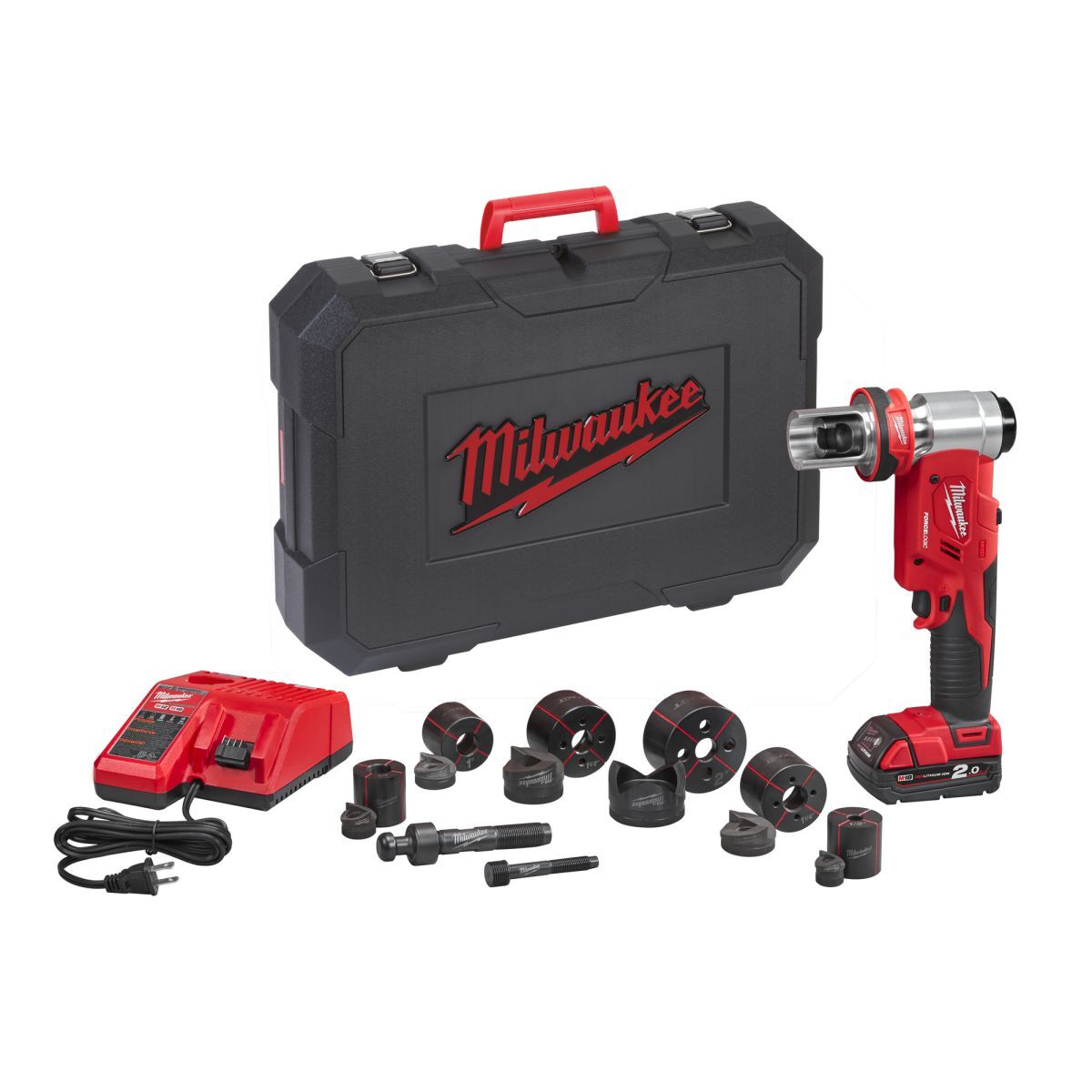 Milwaukee FORCE LOGICTM Hydraulische Akku-Lochstanze Produktbild Milwaukee FORCE LOGICTM Hydraulische Akku-Lochstanze