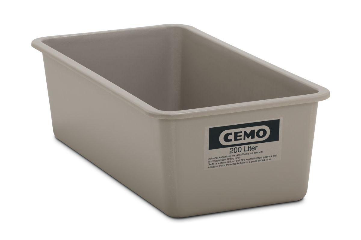 Cemo Rechteckbehälter GFK 200 Liter