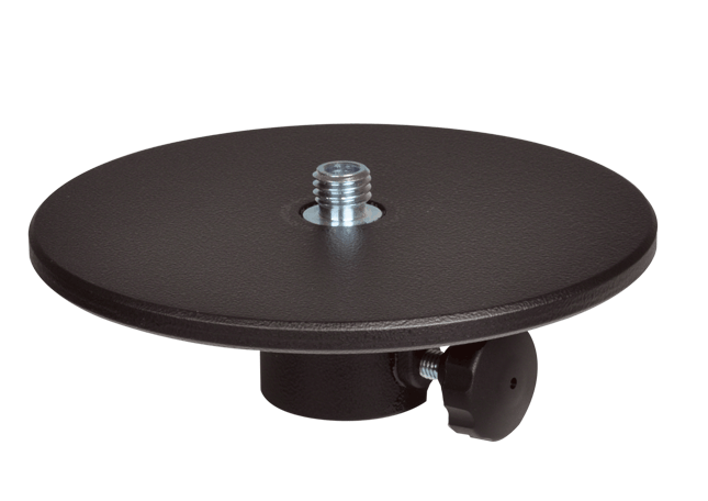 Nedo Auflageteller Metall/ D167/ AG5/8'' schwarz runzeleffekt Adapterdurchmesser 36 Produktbild Nedo Auflageteller Metall/ D167/ AG5/8'' schwarz runzeleffekt Adapterdurchmesser 36