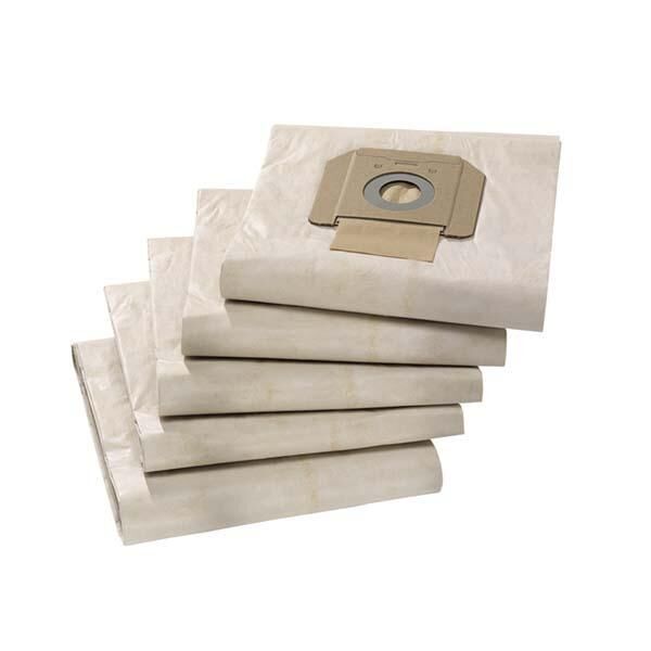 Kärcher Filtertüten Papier dreilagig 5 Beutel Produktbild Kärcher Filtertüten Papier dreilagig 5 Beutel