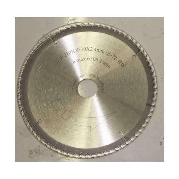 SCHEPPACH HW Kreissägeblatt Ø210x30x2,4x1,6 mm Z72 Produktbild SCHEPPACH HW Kreissägeblatt Ø210x30x2,4x1,6 mm Z72 bild 3