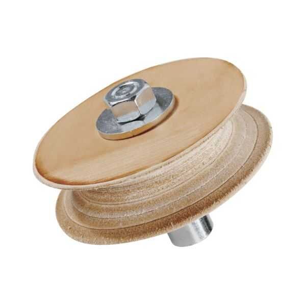 SCHEPPACH Lederabziehscheibe 100 mm profiliert Produktbild SCHEPPACH Lederabziehscheibe 100 mm profiliert