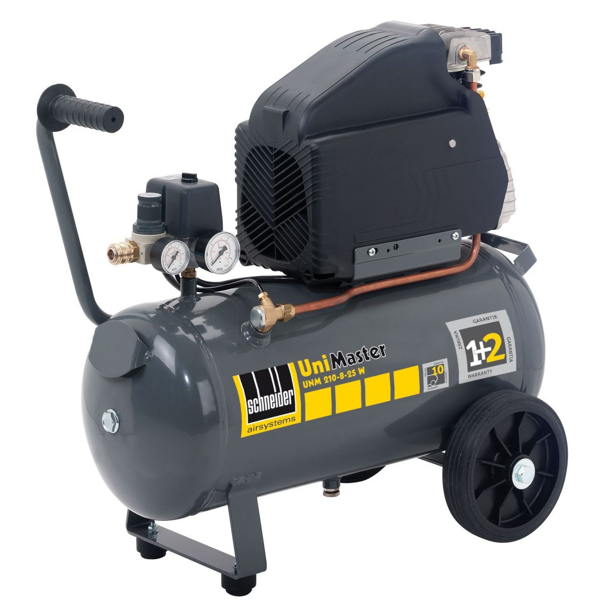 Schneider Druckluft Kompressor UNM 210-8-25 W UniMaster A711000 Produktbild Schneider Druckluft Kompressor UNM 210-8-25 W UniMaster A711000