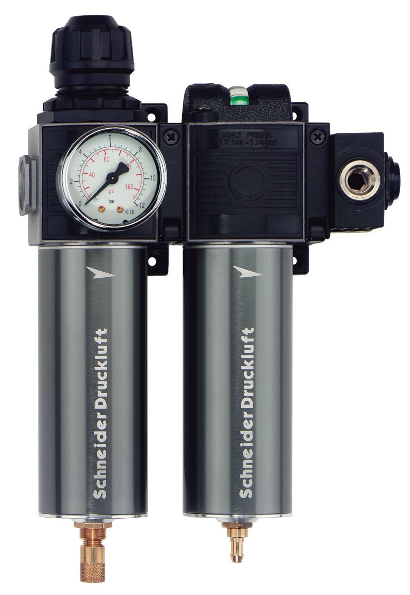 Schneider Druckluft Filtereinheit 2-fach FDM/FF 1/2 Produktbild Schneider Druckluft Filtereinheit 2-fach FDM/FF 1/2