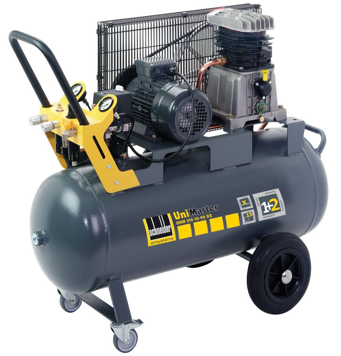 Schneider Druckluft Kompressor UniMaster UNM 510-10-90 DX A714001 Produktbild Schneider Druckluft Kompressor UniMaster UNM 510-10-90 DX A714001