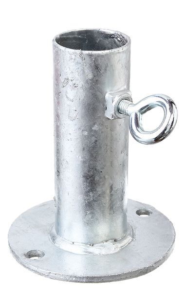 Alberts Halter für Sonnenschirme,feuerverzinkt,zA,Platte Ø100mm,f.Standrohr Ø20-38mm Produktbild Alberts Halter für Sonnenschirme,feuerverzinkt,zA,Platte Ø100mm,f.Standrohr Ø20-38mm