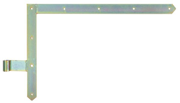 Alberts Tor-Winkelband, Abschluss spitz, oben, gelb verzinkt, HxL 400x600mm,Rolle Ø16mm Produktbild Alberts Tor-Winkelband, Abschluss spitz, oben, gelb verzinkt, HxL 400x600mm,Rolle Ø16mm