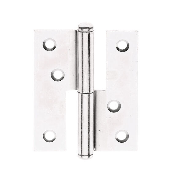 Alberts Aushebescharnier, sendzimirverzinkt verzinkt, links, LxB 80x65 mm Produktbild Alberts Aushebescharnier, sendzimirverzinkt verzinkt, links, LxB 80x65 mm
