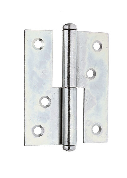 Alberts Aushebescharnier, galv. verzinkt, rechts, LxB 80x65 mm Produktbild Alberts Aushebescharnier, galv. verzinkt, rechts, LxB 80x65 mm