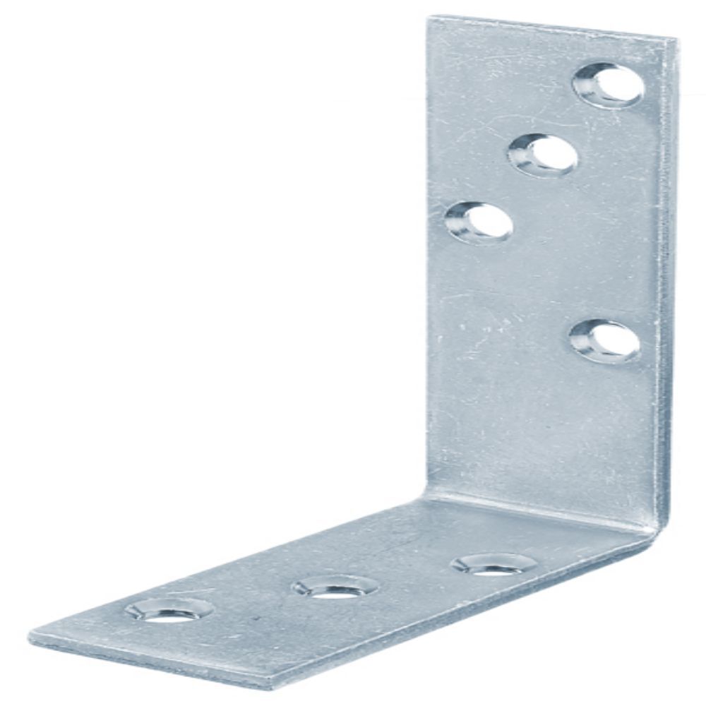 Alberts Balkenwinkel, galv. verzinkt, TxHxB 80x120x35 mm Produktbild Alberts Balkenwinkel, galv. verzinkt, TxHxB 80x120x35 mm
