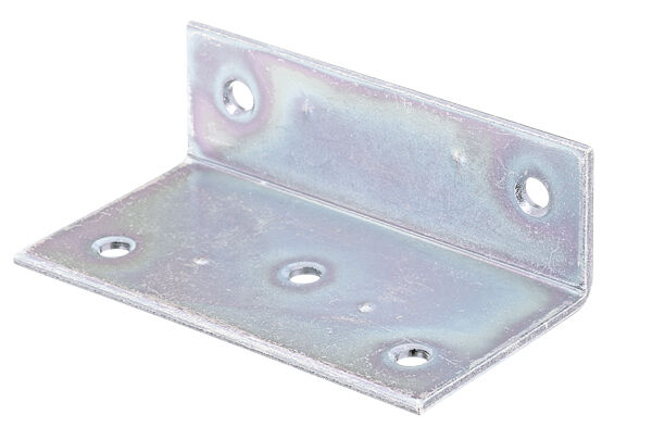 Alberts Breitwinkel, galv. verzinkt, TxHxB 40x25x75 mm Produktbild Alberts Breitwinkel, galv. verzinkt, TxHxB 40x25x75 mm