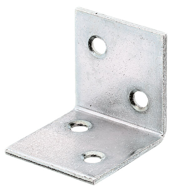 Alberts Breitwinkel, galv. verzinkt, TxHxB 30x30x30 mm Produktbild Alberts Breitwinkel, galv. verzinkt, TxHxB 30x30x30 mm