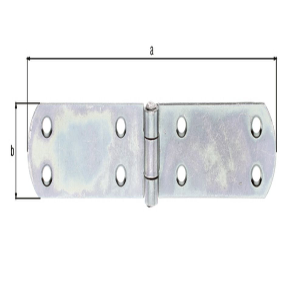 Alberts Kistenband, galv. verzinkt, LxB 175x35x2 mm Produktbild Alberts Kistenband, galv. verzinkt, LxB 175x35x2 mm