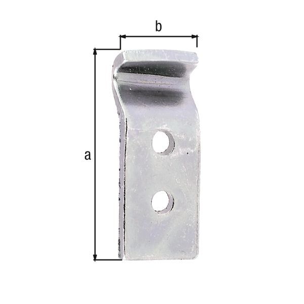 Alberts Schließhaken für Kistenverschlüsse gekröpft galvanisch verzinkt BxL 13x32 mm Produktbild Alberts Schließhaken für Kistenverschlüsse gekröpft galvanisch verzinkt BxL 13x32 mm