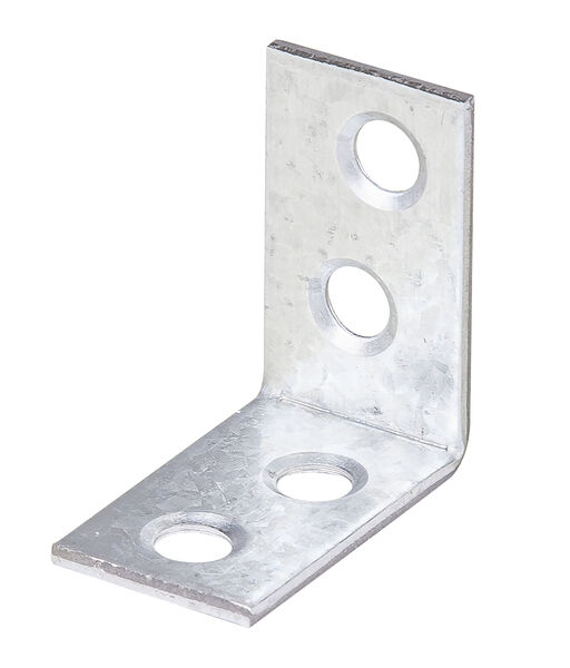 Alberts Stuhlwinkel, galv. verzinkt, TxHxB 25x25x14 mm Produktbild Alberts Stuhlwinkel, galv. verzinkt, TxHxB 25x25x14 mm