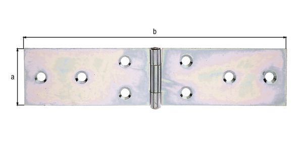 Alberts Tischband sendzimirverzinkt LxB 40x181 mm Produktbild Alberts Tischband sendzimirverzinkt LxB 40x181 mm