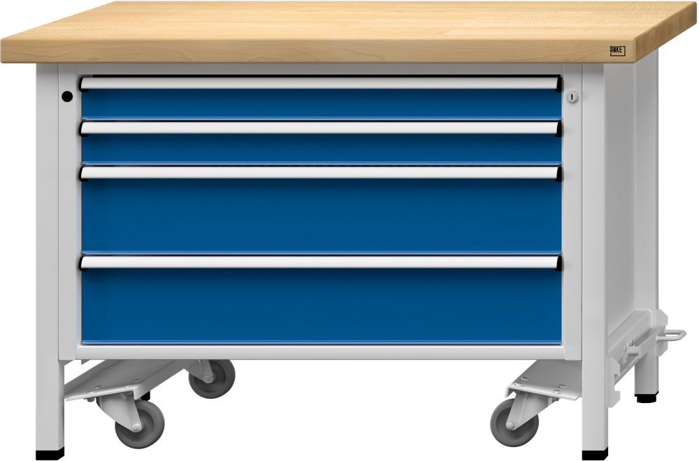 Anke Montagewerkbank 721 VX, fah40 mm, 840 mm 7035/5010 Produktbild Anke Montagewerkbank 721 VX, fah40 mm, 840 mm 7035/5010
