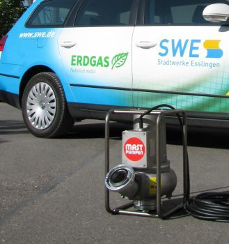 Mast Abwassertauchpumpe ATP 15 RL - Beispiel 2 Mast Abwassertauchpumpe ATP 15 RL - Beispiel 2