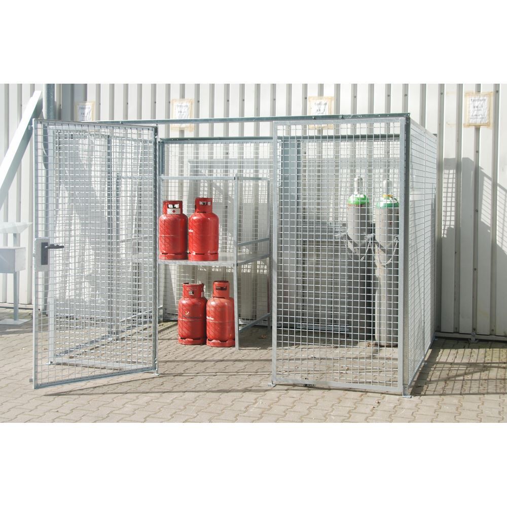 Bauer Gasflaschen Container GFC-M5 ohne Dach für max. 104 Gasflaschen Ø220mm Bauer Gasflaschen Container GFC-M5 ohne Dach für max. 104 Gasflaschen Ø220mm