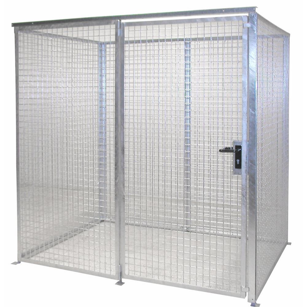 Bauer Gasflaschen Container GFC-M2 ohne Dach für max. 48 Gasflaschen Ø220 mm Produktbild Bauer Gasflaschen Container GFC-M2 ohne Dach für max. 48 Gasflaschen Ø220 mm