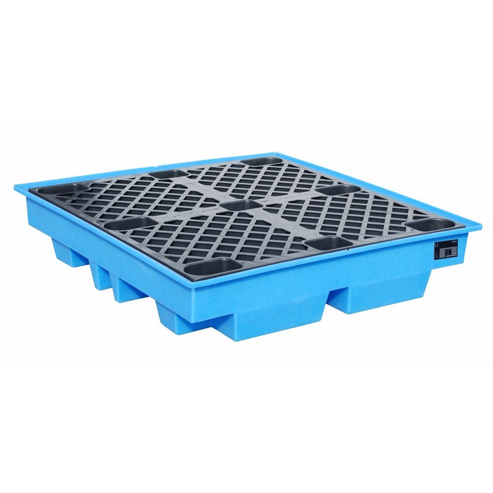 Bauer PE-Auffangwanne WP-PE 4/2 mit PE-Palette für max. 4x 200l Fässer Produktbild Bauer PE-Auffangwanne WP-PE 4/2 mit PE-Palette für max. 4x 200l Fässer