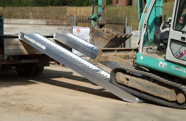 Schwerlast Verladeschienen