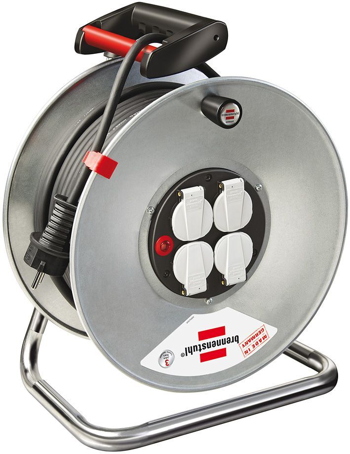 Brennenstuhl Kabeltrommel Garant S 4 Export 50m H05VV-F 3G1,5 Brennenstuhl Kabeltrommel Garant S 4 Export 50m H05VV-F 3G1,5