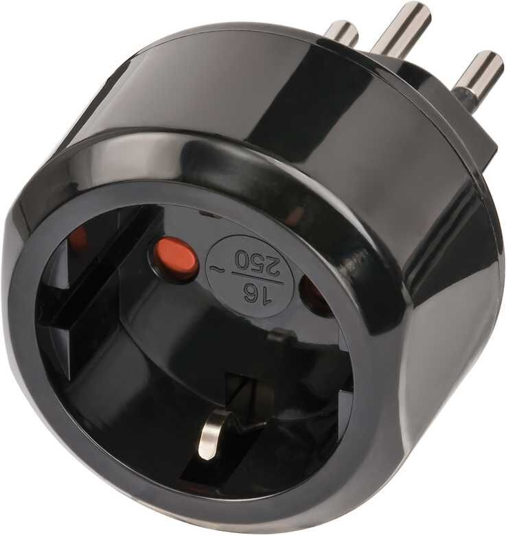 Brennenstuhl Reisestecker Reiseadapter CH Schweiz Steckdose und Euro Stecker 10 A Sicherung Brennenstuhl Reisestecker Reiseadapter CH Schweiz Steckdose und Euro Stecker 10 A Sicherung