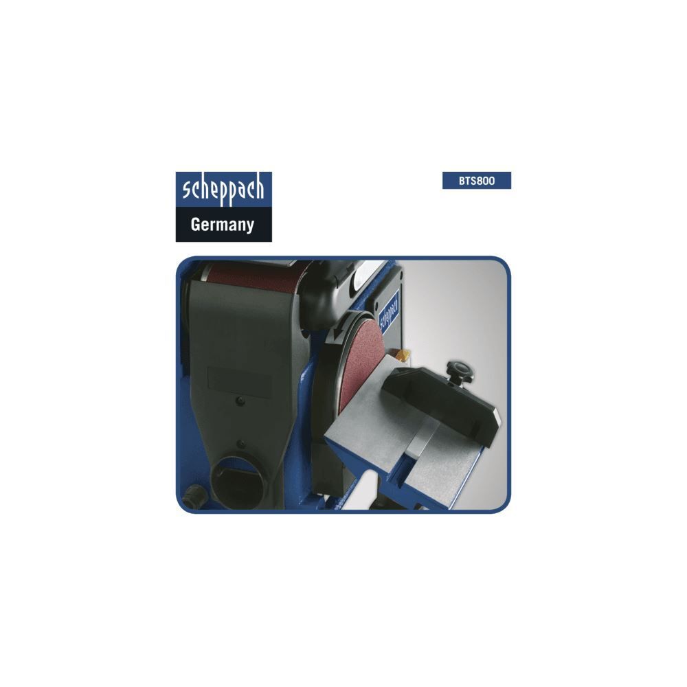 SCHEPPACH Band- und Tellerschleifer BTS800 230-240V 50Hz SCHEPPACH Band- und Tellerschleifer BTS800 230-240V 50Hz