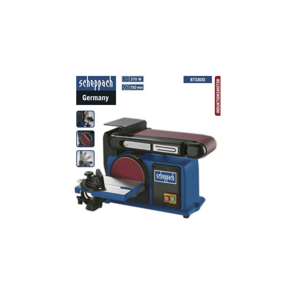 SCHEPPACH Band- und Tellerschleifer BTS800 230-240V 50Hz SCHEPPACH Band- und Tellerschleifer BTS800 230-240V 50Hz