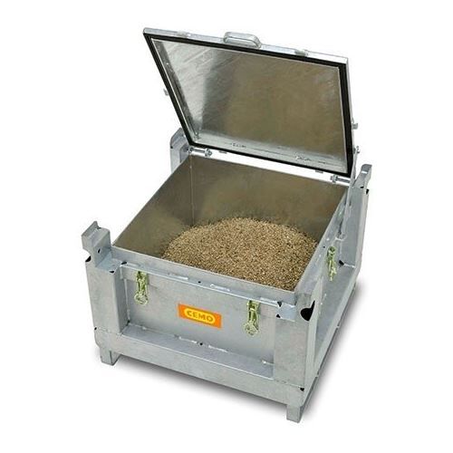 Cemo Akku Sammelbehälter aus Stahl 120l Produktbild Cemo Akku Sammelbehälter aus Stahl 120l