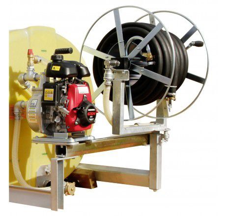 CEMO Aufbaupumpe mit Schlauchhaspel Produktbild CEMO Aufbaupumpe mit Schlauchhaspel