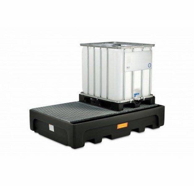 Cemo IBC Auffangwanne 1100/2-PE mit Stahlgitterrost Produktbild Cemo IBC Auffangwanne 1100/2-PE mit Stahlgitterrost