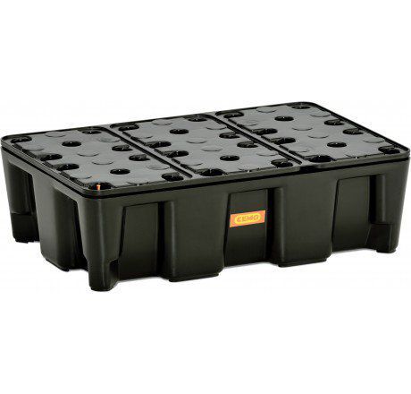 CEMO PE Auffangwanne 25HD mit PE Rost Produktbild CEMO PE Auffangwanne 25HD mit PE Rost