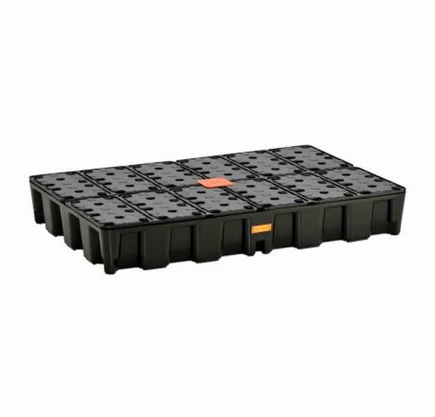 Cemo PE Auffangwanne 120 HD RG mit PE Rost 120 x 80 x 18 cm Produktbild Cemo PE Auffangwanne 120 HD RG mit PE Rost 120 x 80 x 18 cm