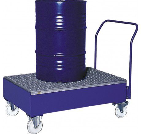 CEMO Auffangwanne fahrbar Typ SW2 mobil 2x200l lackiert Produktbild CEMO Auffangwanne fahrbar Typ SW2 mobil 2x200l lackiert