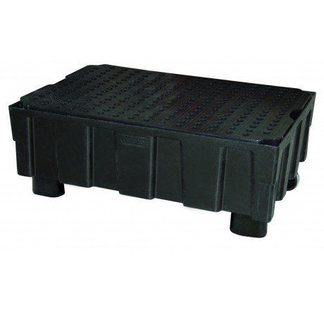 CEMO PE Auffangwanne 250/2 mit 4 Füßen PE Rost mit Zulassung Produktbild CEMO PE Auffangwanne 250/2 mit 4 Füßen PE Rost mit Zulassung