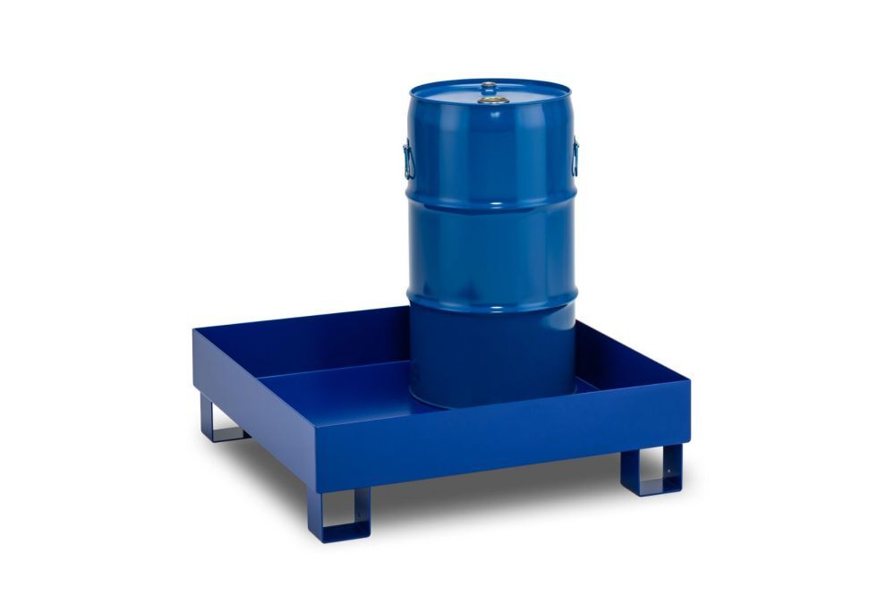 Cemo Auffangwannen aus Stahl ohne Gitterrost verzinkt für 60 Liter Fässer Produktbild Cemo Auffangwannen aus Stahl ohne Gitterrost verzinkt für 60 Liter Fässer