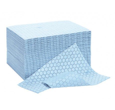 CEMO Cemsorb Tücher blau für Öl 100 Stück im Karton Produktbild CEMO Cemsorb Tücher blau für Öl 100 Stück im Karton