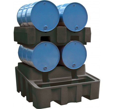 CEMO PE Fasspalette für 2 Fässer 200 Liter Produktbild CEMO PE Fasspalette für 2 Fässer 200 Liter